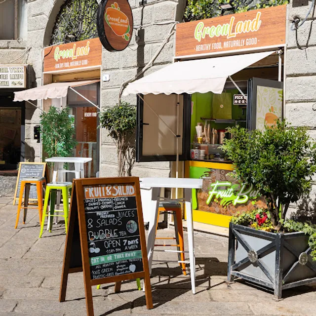 GreenLand ️ Salad & Fruit Bar | Bubble Tea Shop