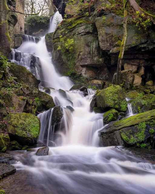 Lumsdale Waterfall