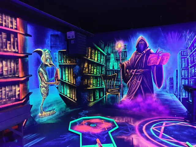 Minigolf-Helden 4D-Schwarzlichtgolf, Schwarzlichtminigolf