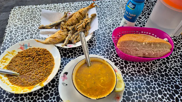 Fried fish and soup place