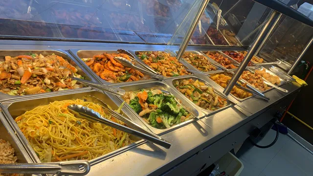 Comida china globo rojo