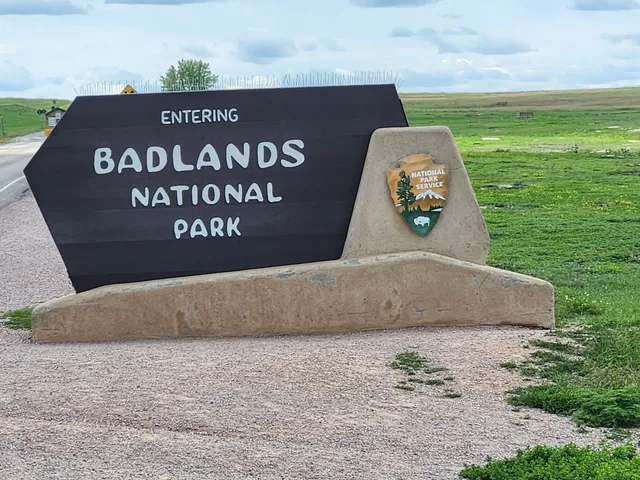 Badlands National Park Sign