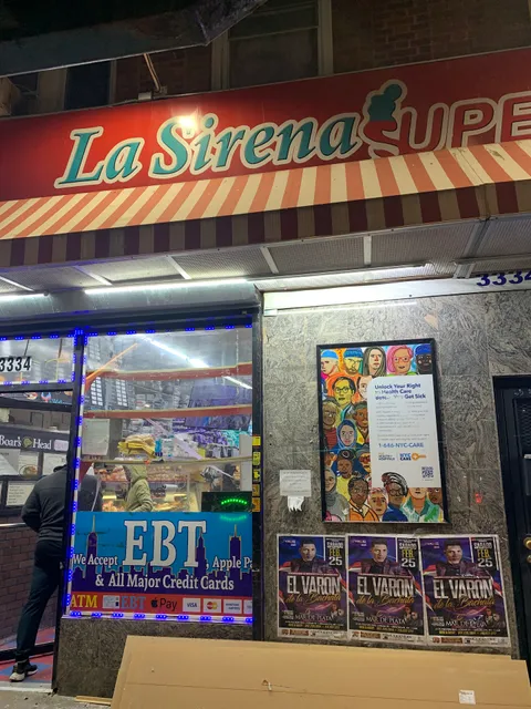 La Sirena supermarket estás del ebt