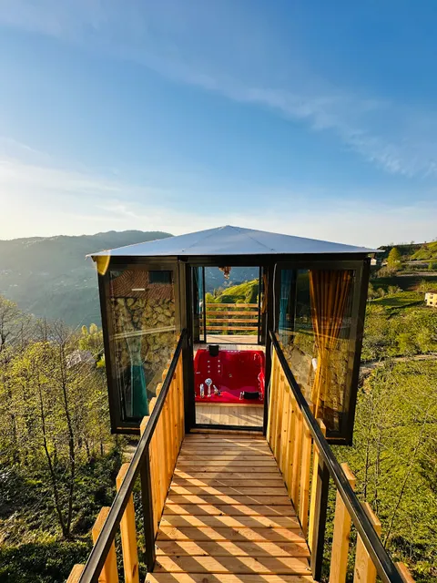 Organik köy bungalow