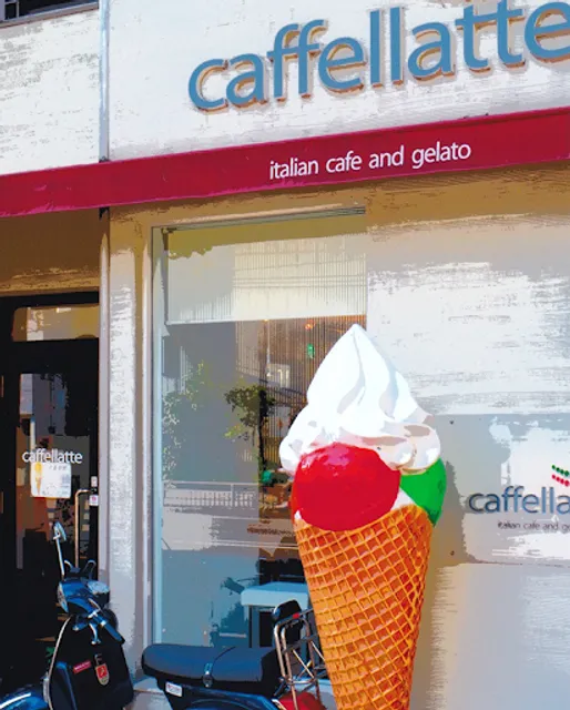 caffellatte, italian cafe and gelato