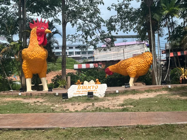 Betong Chicken Statue Tourist Attraction