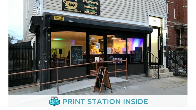 PrintWithMe Print Kiosk at Caffeine Underground