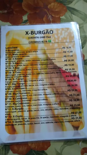 Lanchonete X-Burgão