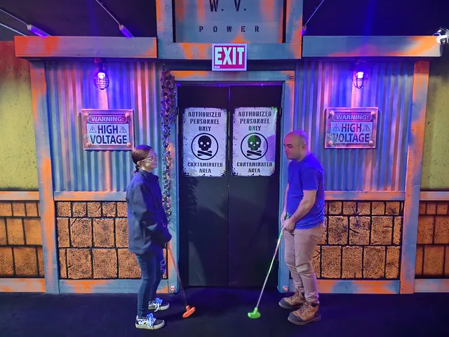 Mothman Blacklight Mini-Golf