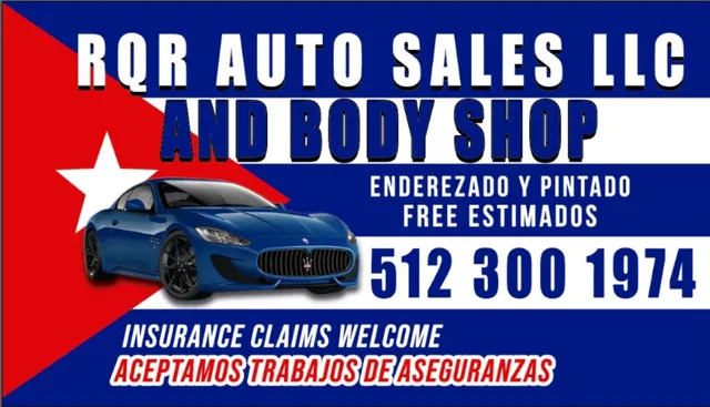 RQR AUTO SALES LLC AND BODY SHOP