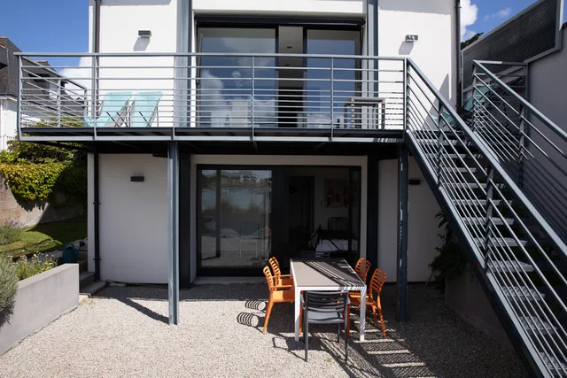 Location de vacances Maison vue mer accès direct plage Larmor Baden Gites GOLFE DU MORBIHAN BRETAGNE SUD 56