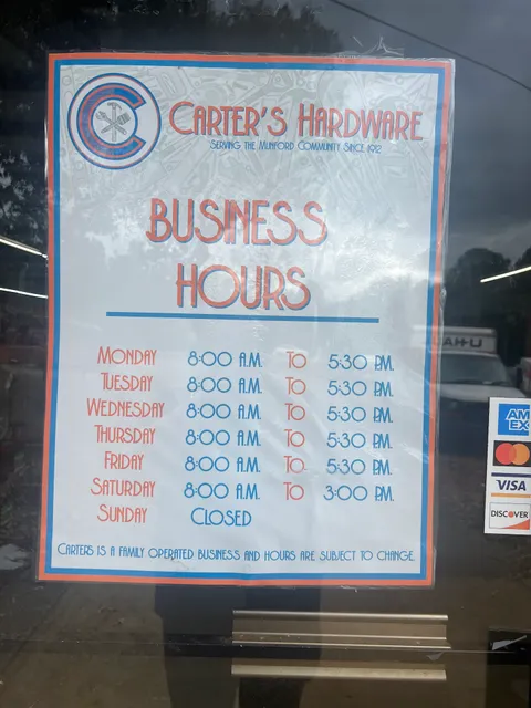 Carter's Hardware & Auto Parts