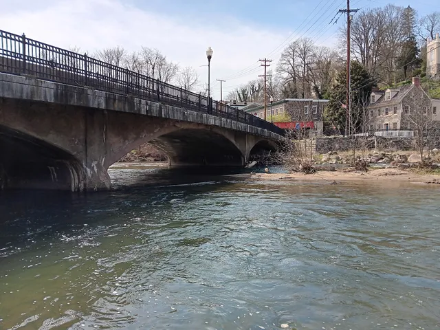 Historic Trolley Line #9 Trestle Supports
