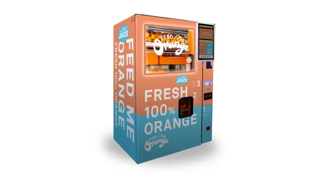 FEED ME Orange Vending Machine