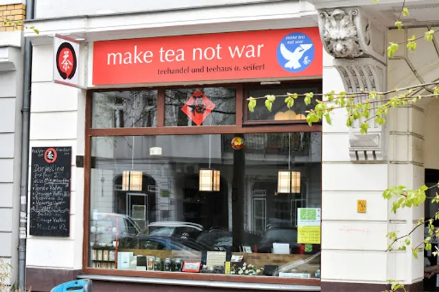 "make tea not war" - Teehandel, Teehaus, Tea shop, tea house, お茶屋
