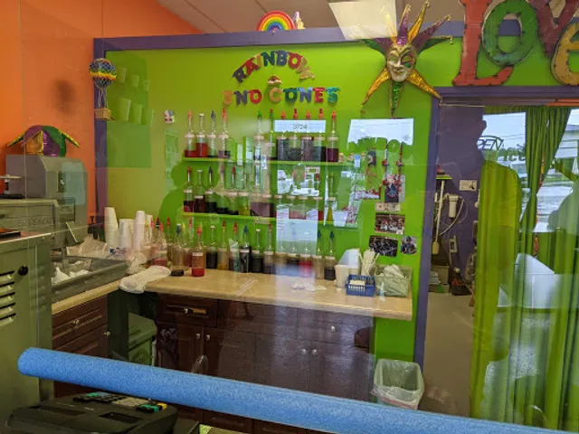 Rainbow Sno-Cones Shaved Ice