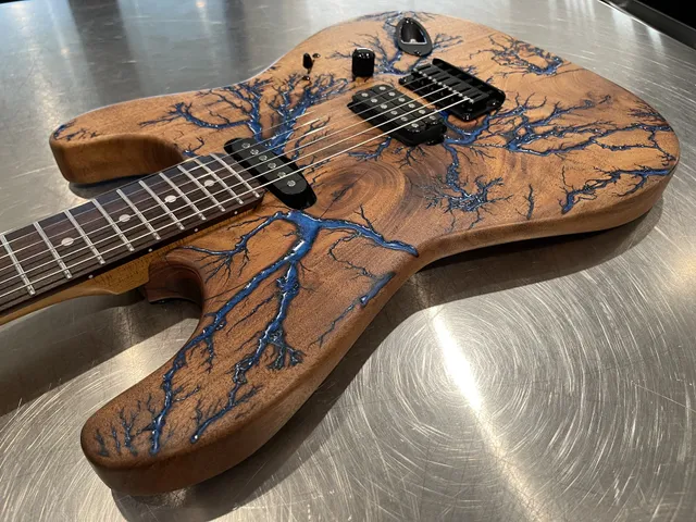 GC Creative Works - Guihan Guitars - Live Edge Wood Designs and Fractal Art