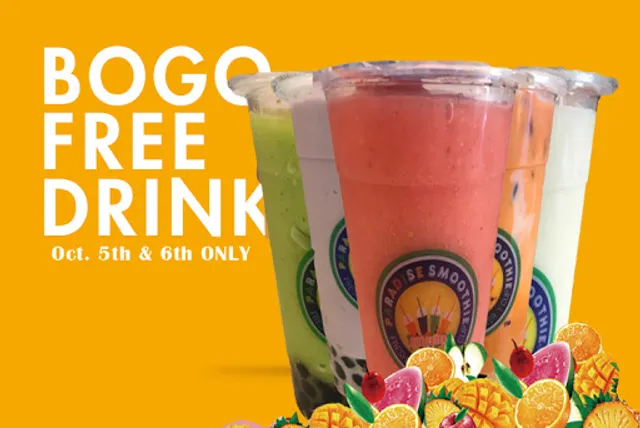Paradise Smoothie Bubble Tea Coffee