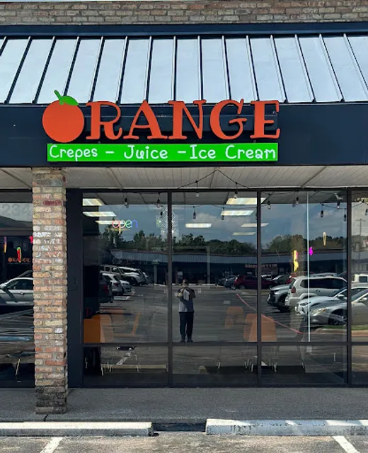 Orange Crepes & Juice