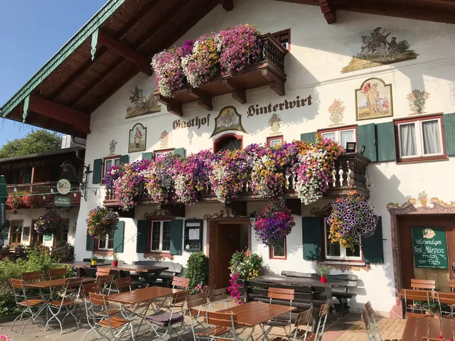 Steckerlfisch Biergarten Hinterwirt