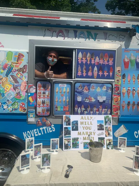 Lickety split soft ice cream truck