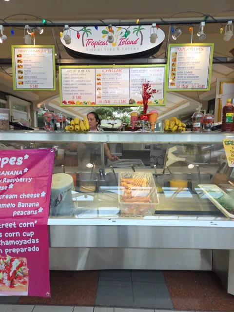 Tropical island smoothies & juices