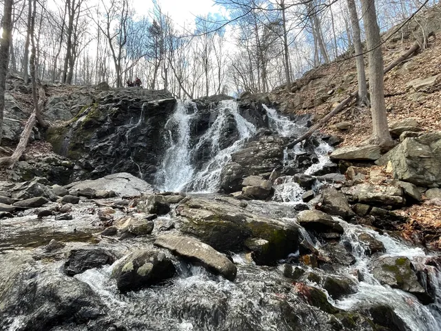 Parking lot for Ramapo Valley County Reservation park