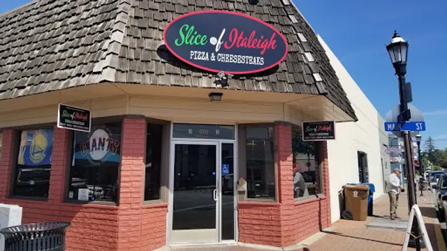 Slice of Martinez Pizza and Cheesesteaks