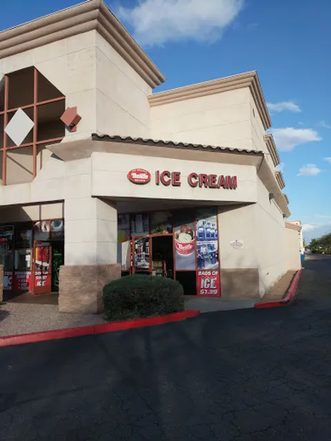 Gilbert water and ice(alkaline water and Thrifty Brand Ice Cream)