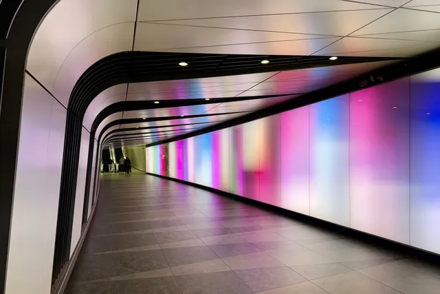 Rainbow Tunnel Kings Cross