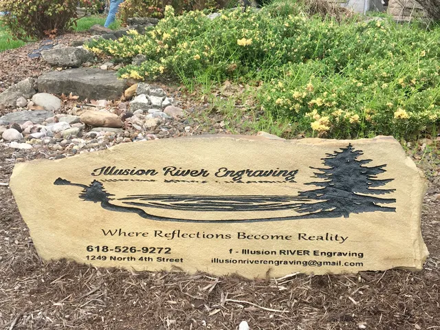 Illusion River Engraving