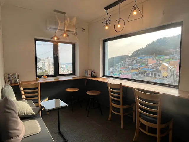 Blue House on The Stairs