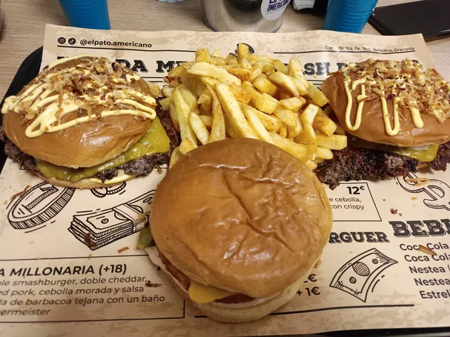 El Pato Americano Smash Burger