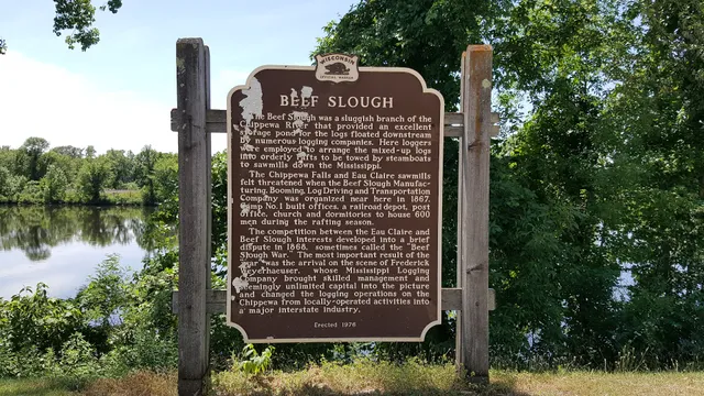 Wisconsin State Historical Marker 230: Beef Slough