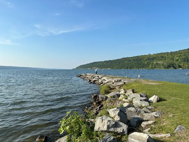 Watkins Glen Beach on Lake Seneca