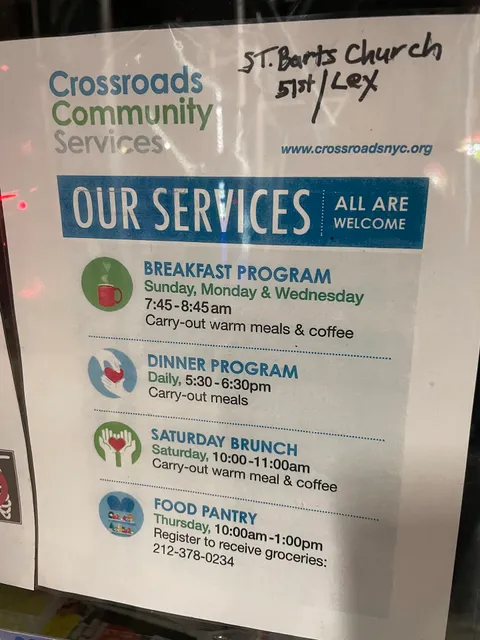 Crossroads Community Services at St. Bartholomew's Church