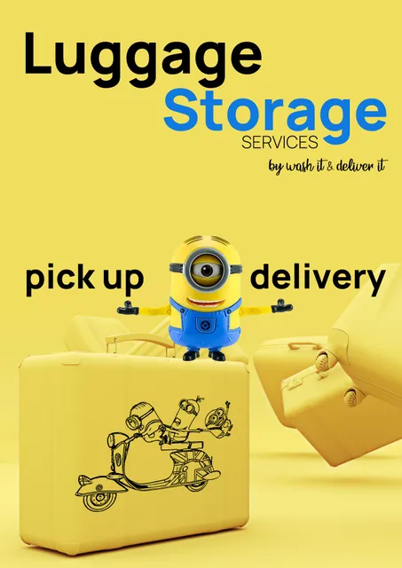 Luggage storage by Wash It