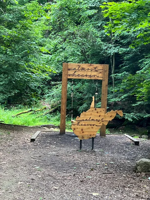 Almost Heaven Swing at Tomlinson Run State Park