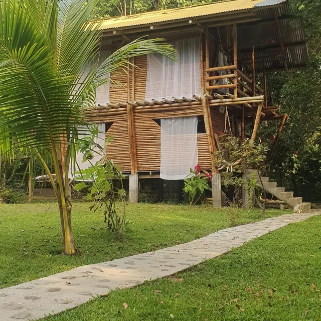 Cabañas vista hermosa rio la miel