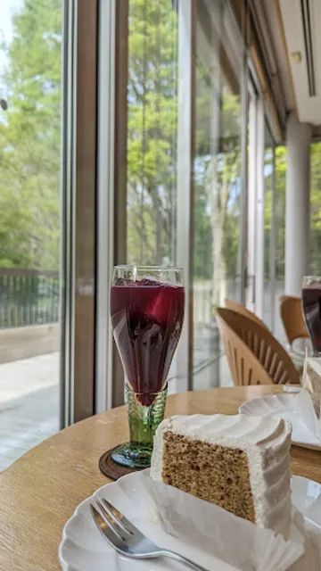 喫茶コーナー 尖石縄文考古館