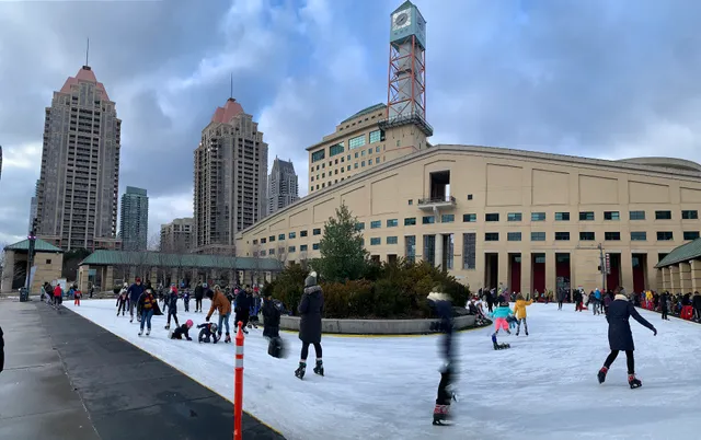 Celebration Square Ice Skating Rink