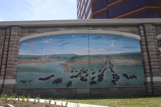 Roebling Bridge Murals by Robert Dafford