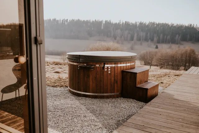 Kamienna Azyl - domek z sauną i balią w Sudetach