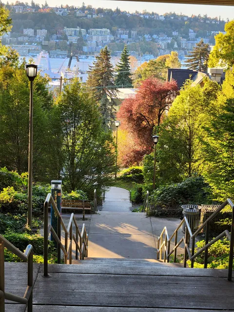 Howe Street Stairs - Top