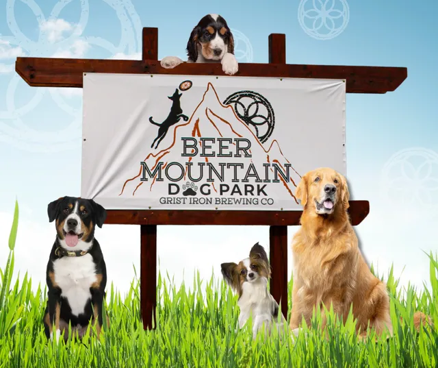 Beer Mountain Dog Park at Grist Iron Brewing Company
