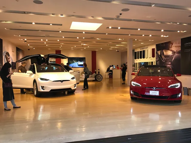 Tesla Stanford Shopping Center