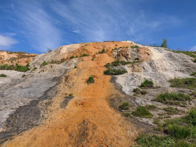 Bešeňovské travertíny Červené terasy