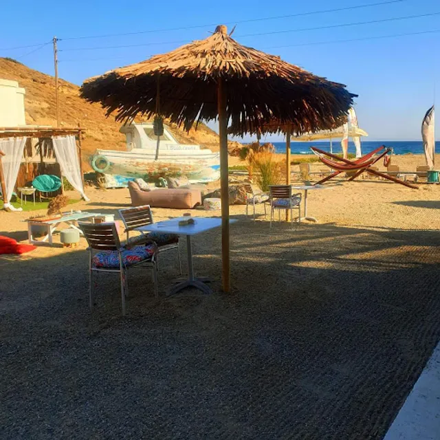 Blue ocean beachbar Amitis beach