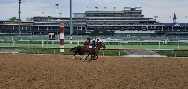Churchill Downs Backside Stables