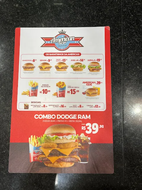 American Burger Delivery - Betim